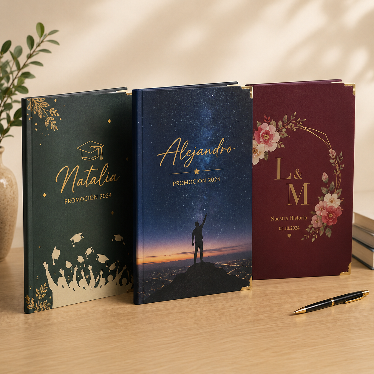 Carpetas Personalizadas y Libros de Firmas | Grados, Eventos y Empresas